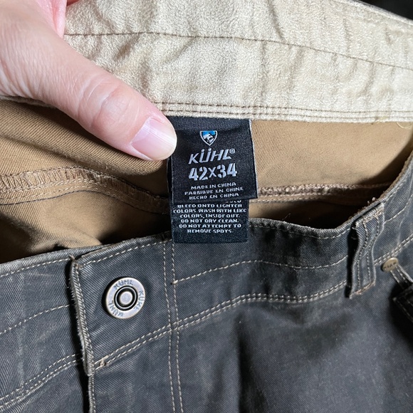 Kuhl Ryder Vintage Patina Dye Pants - Men's Size 42*34 - Brown - Picture 8 of 11